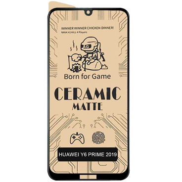 گلس سرامیکی مات مناسب برای گوشی موبایل هوآوی Y6 Prime 2019-مشکی گلس سرامیکی مات مناسب برای گوشی موبایل هوآوی Y6 Prime 2019-مشکی
