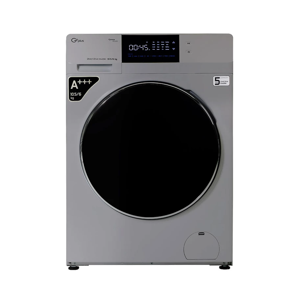 ماشین لباسشویی جی پلاس 10.5 کیلویی مدل GWM-PD106T