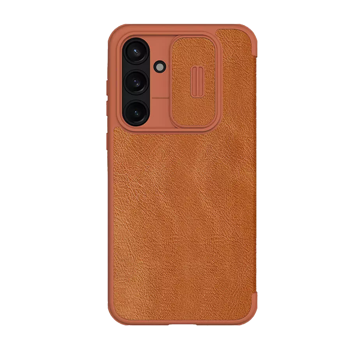 کاور گوشی سامسونگ Galaxy A55 نیلکین مدل Qin Pro Series Leather case-قهوه ای کاور گوشی سامسونگ Galaxy A55 نیلکین مدل Qin Pro Series Leather case-قهوه ای