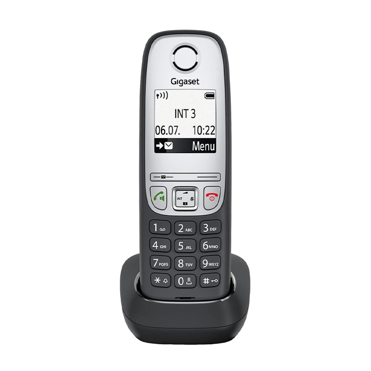 تلفن بی سیم گیگاست مدل A415 DUO-نقرهای تلفن بی سیم گیگاست مدل A415 DUO-نقرهای