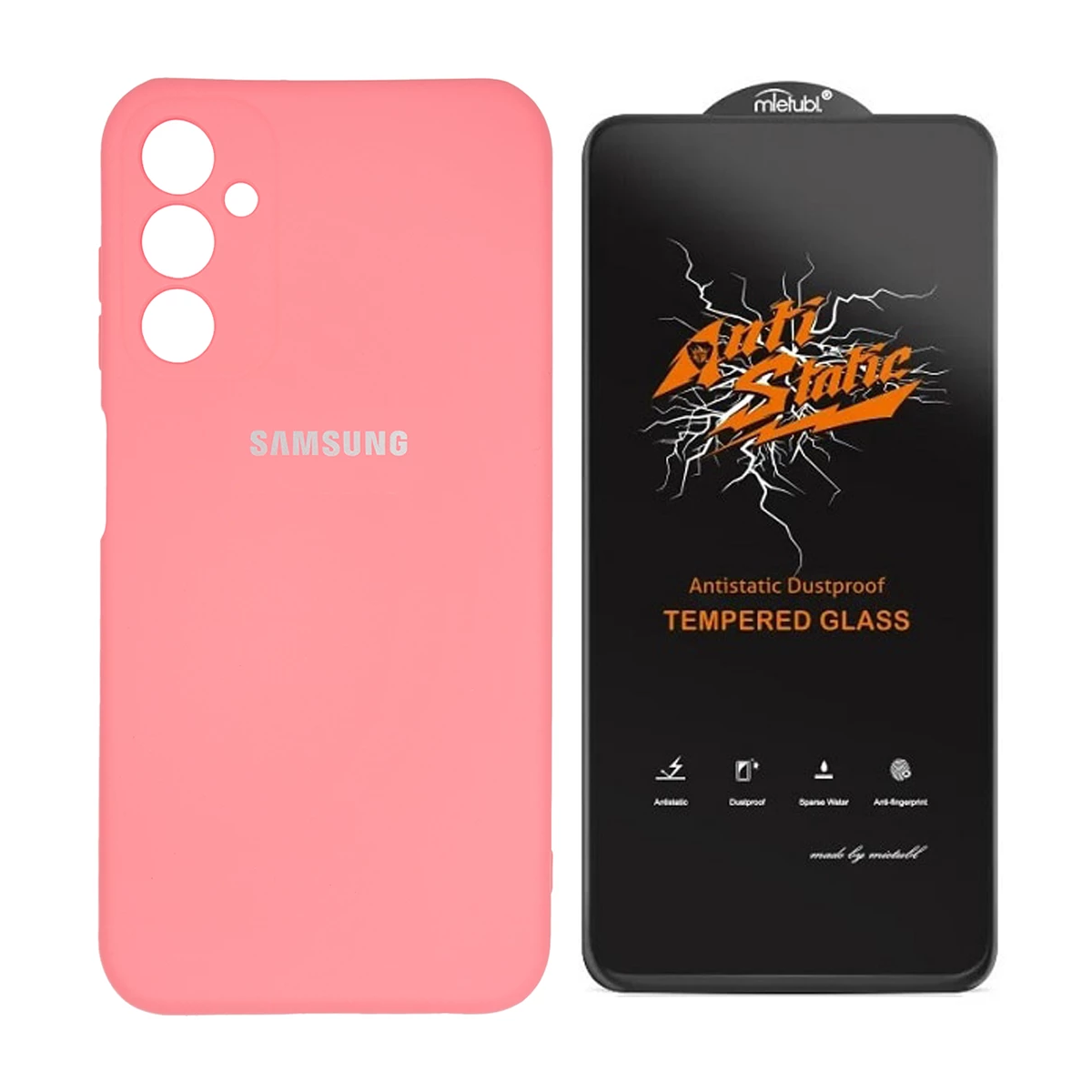قاب گوشی سامسونگ گلکسی A25 مدل سیلیکونی به همراه گلس Anti Static قاب گوشی سامسونگ گلکسی A25 مدل سیلیکونی به همراه گلس Anti Static