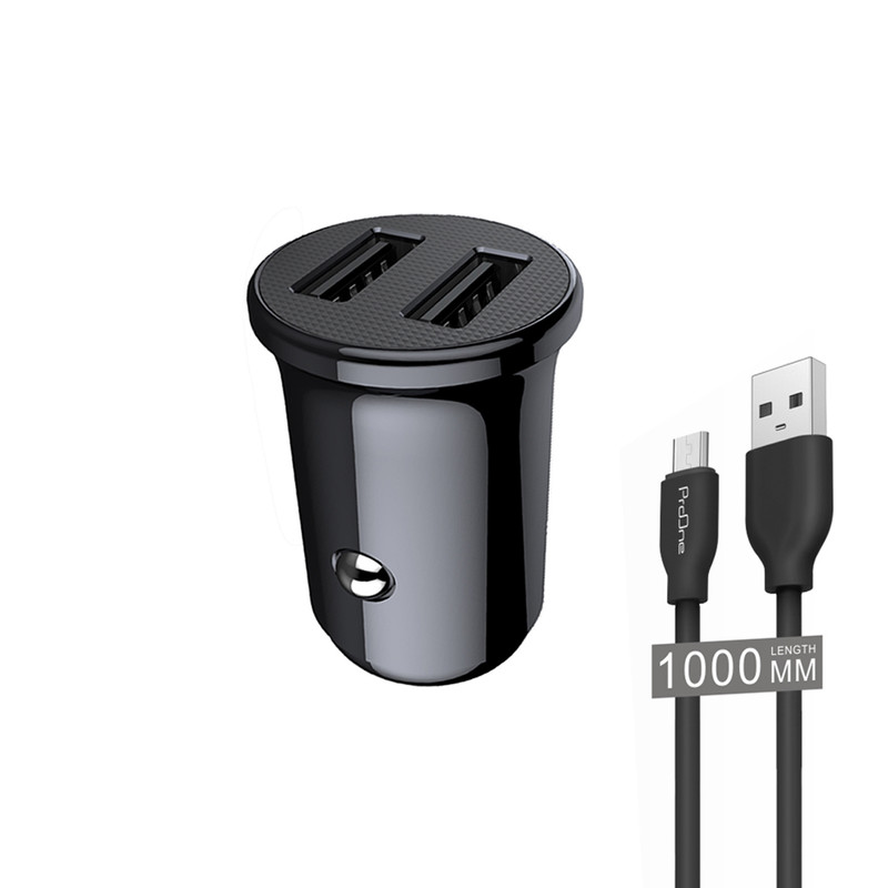 شارژر فندکی پرووان مدل PCG12 به همراه کابل تبدیل MicroUSB شارژر فندکی پرووان مدل PCG12 به همراه کابل تبدیل MicroUSB