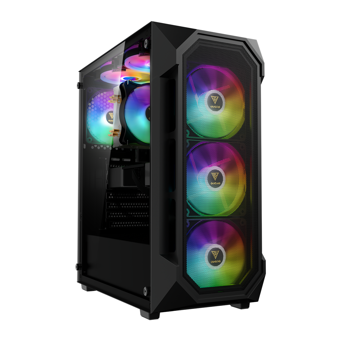 کیس کامپیوتر گیم دیاس مدل AURA GC1 ELITE-مشکی کیس کامپیوتر گیم دیاس مدل AURA GC1 ELITE-مشکی