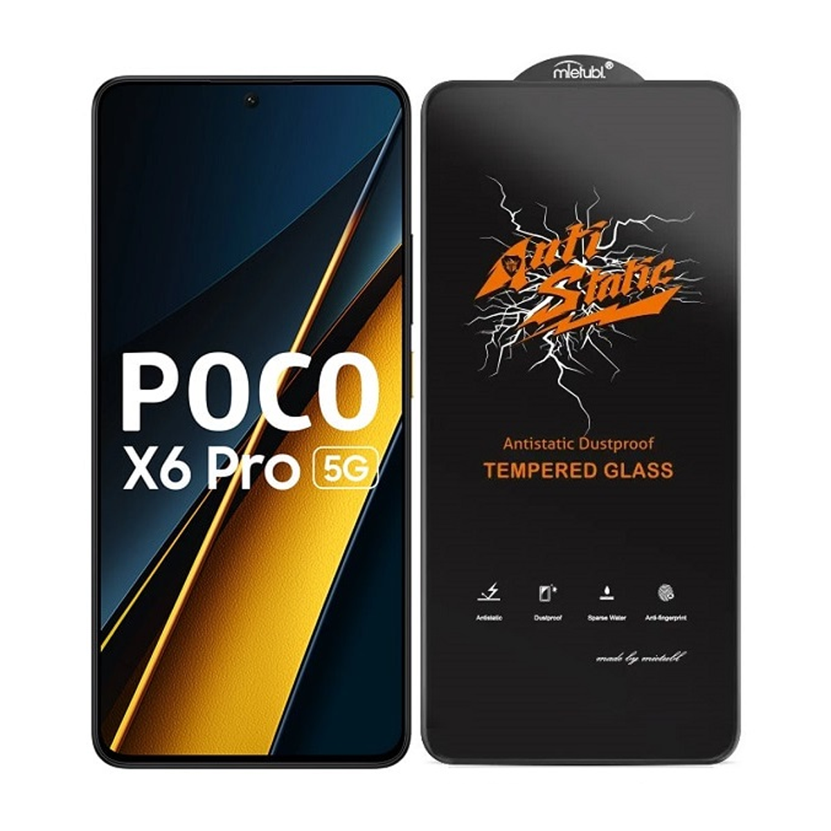 گلس گوشی پوکو X6 Pro مدل فول چسب Anti Static-مشکی گلس گوشی پوکو X6 Pro مدل فول چسب Anti Static-مشکی