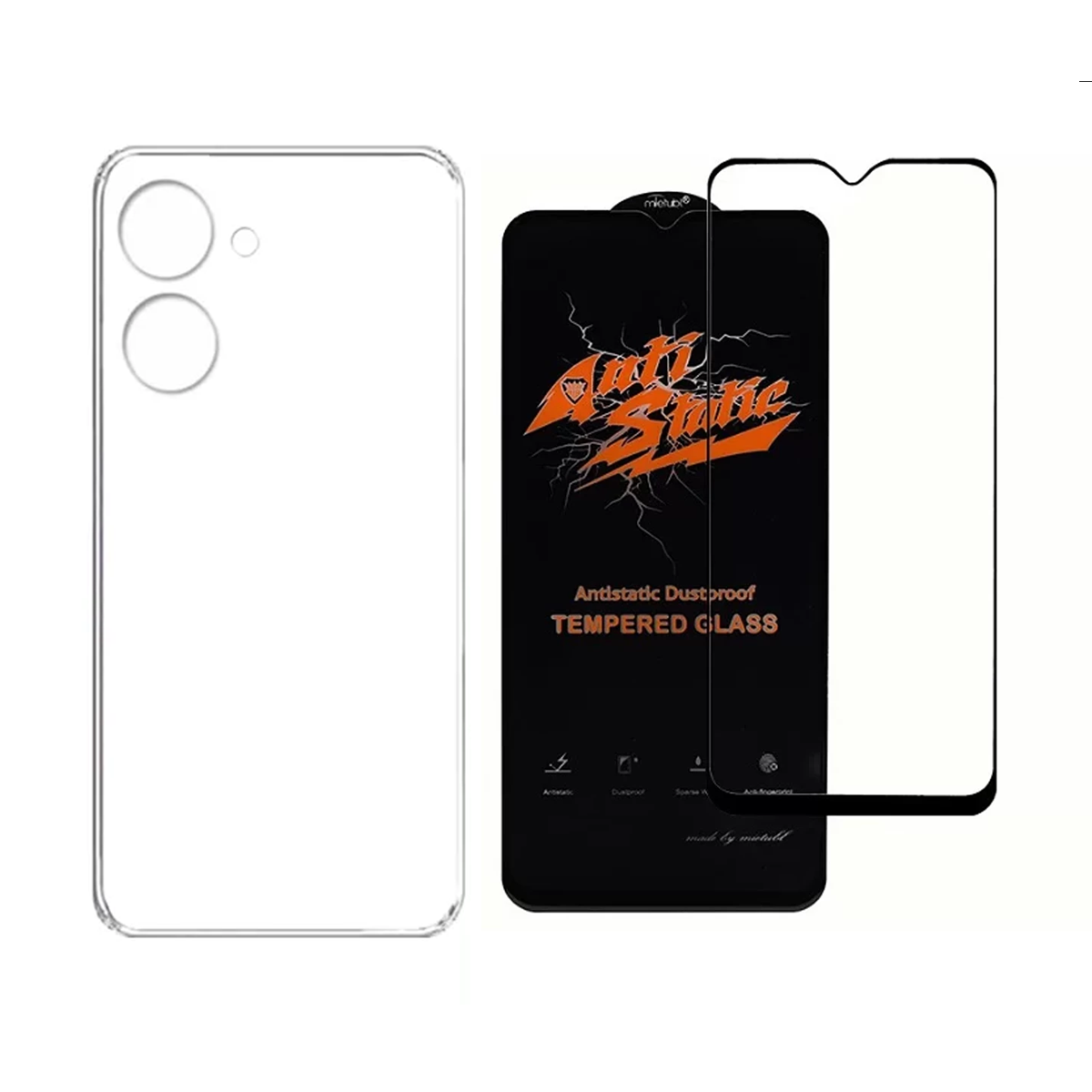 کاور گوشی شیائومی Redmi 13C مدل ژله ای به همراه گلس میتوبل مدل Anti Static کاور گوشی شیائومی Redmi 13C مدل ژله ای به همراه گلس میتوبل مدل Anti Static