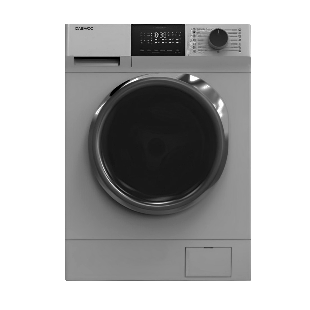 ماشین لباسشویی دوو 8 کیلویی سری یونیک مدل DWK-UN810S-نقره‌ای