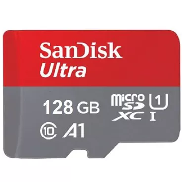 کارت حافظه microSDXC سن دیسک مدل Ultra کلاس 10 استاندارد UHS-I U1 سرعت 100MBps ظرفیت 128 گیگابایت-خاکستری کارت حافظه microSDXC سن دیسک مدل Ultra کلاس 10 استاندارد UHS-I U1 سرعت 100MBps ظرفیت 128 گیگابایت-خاکستری
