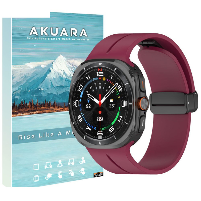 بند آکوآرا مدل Silicone Magnet مناسب برای ساعت هوشمند سامسونگ Galaxy Watch 7 Ultra 47 mm بند آکوآرا مدل Silicone Magnet مناسب برای ساعت هوشمند سامسونگ Galaxy Watch 7 Ultra 47 mm