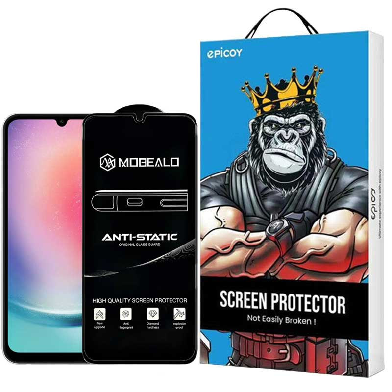 محافظ صفحه نمایش اپیکوی مدل Mobealo-AntiStatic مناسب برای گوشی موبایل سامسونگ Galaxy A25 5G / A24 4G / A15 4G/5G محافظ صفحه نمایش اپیکوی مدل Mobealo-AntiStatic مناسب برای گوشی موبایل سامسونگ Galaxy A25 5G / A24 4G / A15 4G/5G