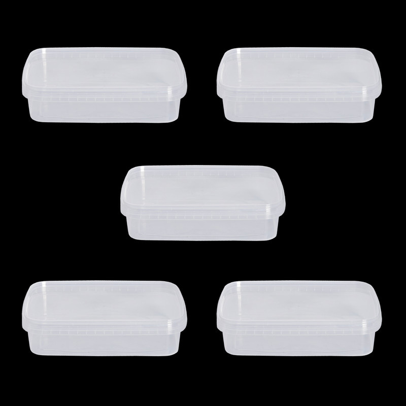 ظرف نگهدارنده مدل مستطیل مجموعه 5 عددی