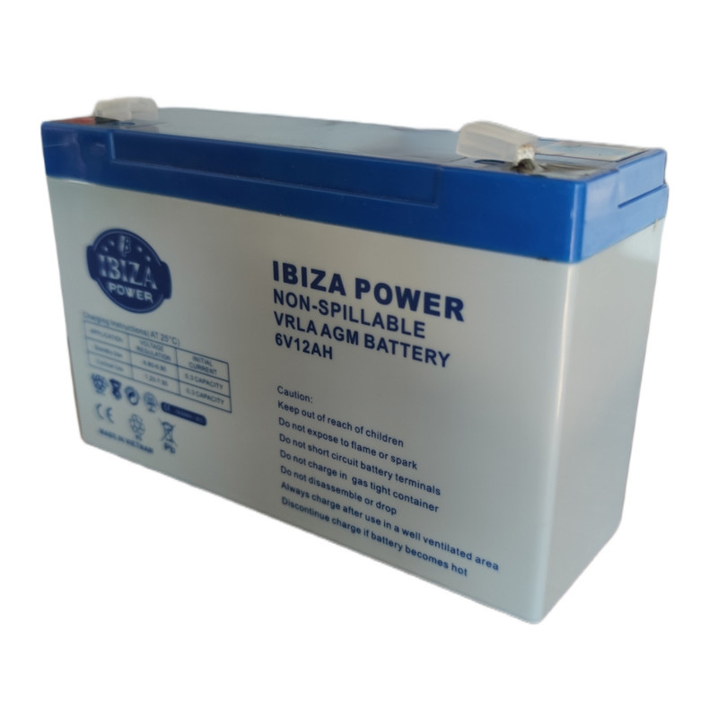 باتری یو پی اس 6 ولت 12 آمپر ساعت ابیزا مدل ibiz612