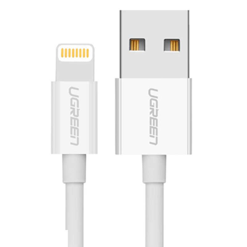 کابل تبدیل USB به لایتنینگ یوگرین مدل US155 طول 2 متر کابل تبدیل USB به لایتنینگ یوگرین مدل US155 طول 2 متر
