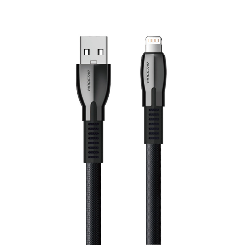 کابل تبدیل USB به لایتنینگ کینگ استار مدل K345i طول 1 متر کابل تبدیل USB به لایتنینگ کینگ استار مدل K345i طول 1 متر