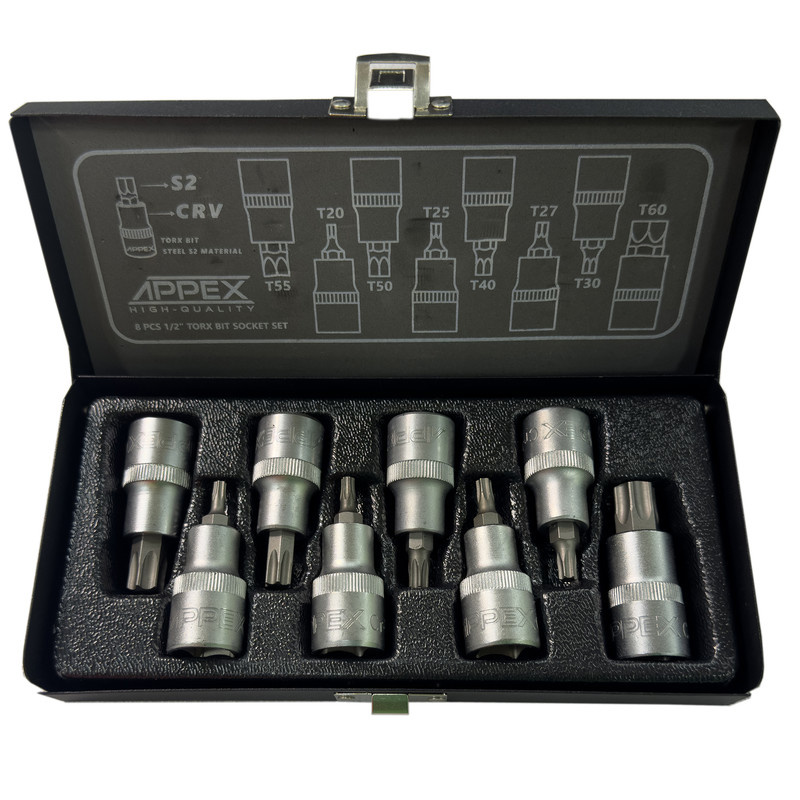 آچار آلن بکسی اپکس مدل SMT-APPEX-APX6028-ALENBOXI-T--8PCS مجموعه 8 عددی آچار آلن بکسی اپکس مدل SMT-APPEX-APX6028-ALENBOXI-T--8PCS مجموعه 8 عددی