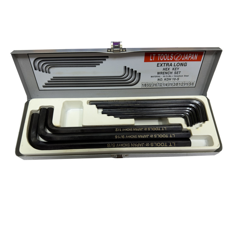 آچار آلن لایت مدل اینچی فوق بلند کد SMT-LIGHT-JAPAN-KDH-10S مجموعه 10عددی آچار آلن لایت مدل اینچی فوق بلند کد SMT-LIGHT-JAPAN-KDH-10S مجموعه 10عددی