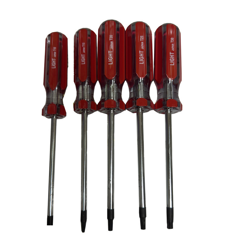 پیچ گوشتی ستاره ای لایت مدل SMT-LIGHT--JAPAN-TX-S500-T10-T305PCS بسته 5 عددی پیچ گوشتی ستاره ای لایت مدل SMT-LIGHT--JAPAN-TX-S500-T10-T305PCS بسته 5 عددی