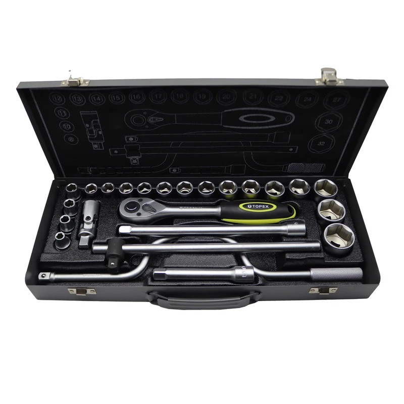 آچار بکس تاپکس مدل SMT-TOPEX-1/2INCH-24cs -TAIWAN COMPANYمجموعه 24 عددی آچار بکس تاپکس مدل SMT-TOPEX-1/2INCH-24cs -TAIWAN COMPANYمجموعه 24 عددی