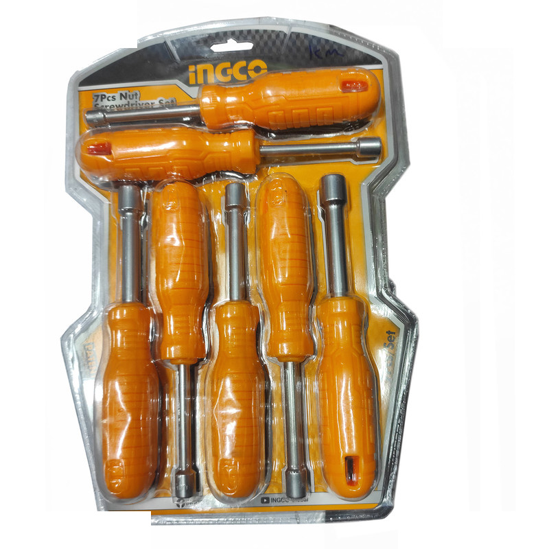 پیچ گوشتی بکسی اینکو مدل SMT-NUTSCREWDRIVERSET-7PCS بسته 7 عددی پیچ گوشتی بکسی اینکو مدل SMT-NUTSCREWDRIVERSET-7PCS بسته 7 عددی