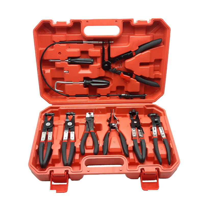 انبر بست شلنگ تاپکس مدل T-9 مجموعه 9 عددی انبر بست شلنگ تاپکس مدل T-9 مجموعه 9 عددی