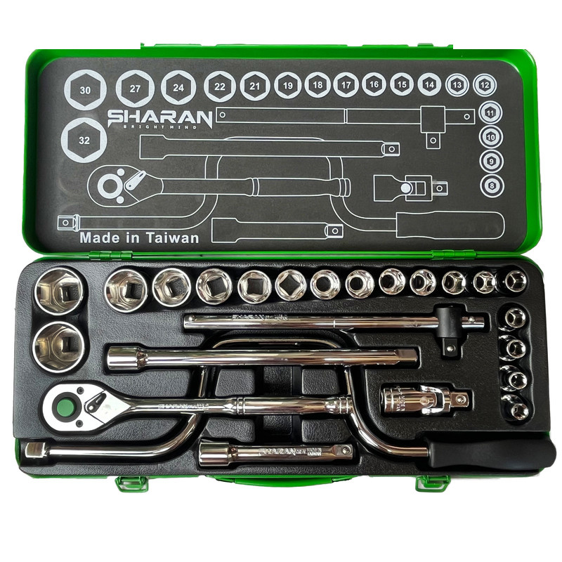 آچار بکس شاران مدل SM24-6PT مجموعه 24 عددی