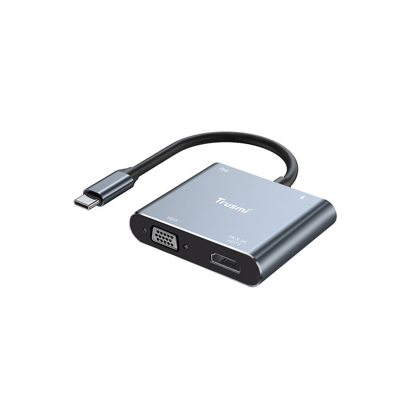 مبدل USB-C به HDMI/USB3.0/VGA تراسمی مدل DS01-03 مبدل USB-C به HDMI/USB3.0/VGA تراسمی مدل DS01-03