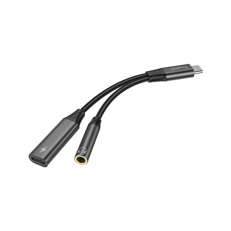 مبدل usb-c به AUX / USB-C تراسمی مدل CA50-01 مبدل usb-c به AUX / USB-C تراسمی مدل CA50-01