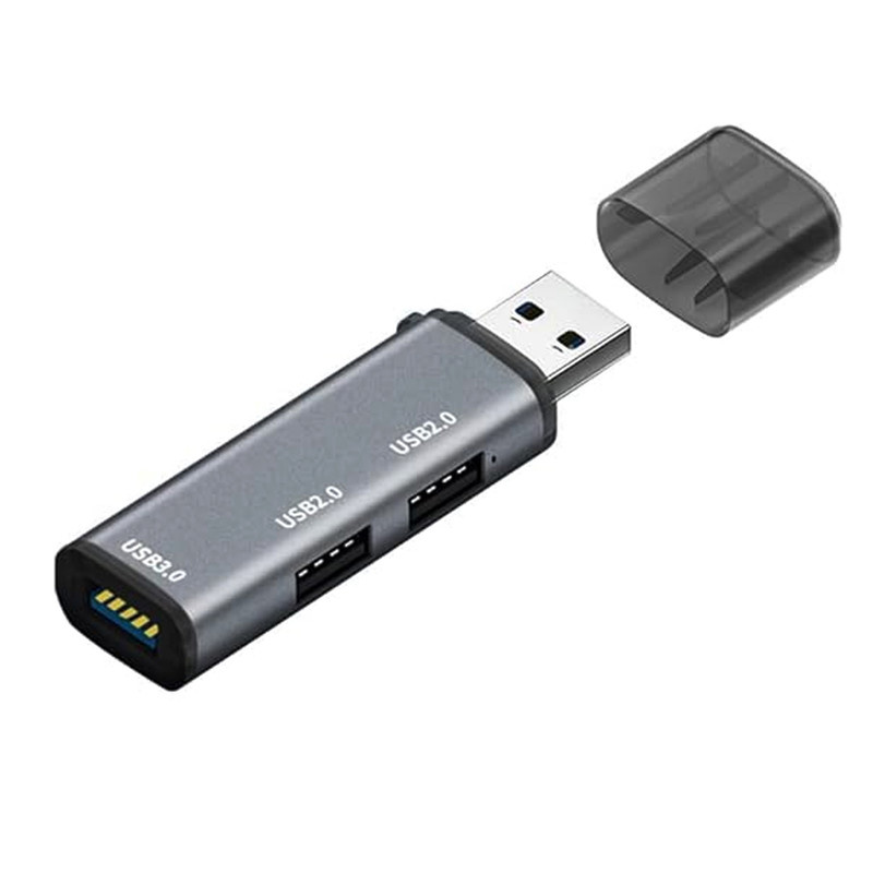 هاب 3 پورت USB 3.0 مجنتیک مدل ADS-302A هاب 3 پورت USB 3.0 مجنتیک مدل ADS-302A