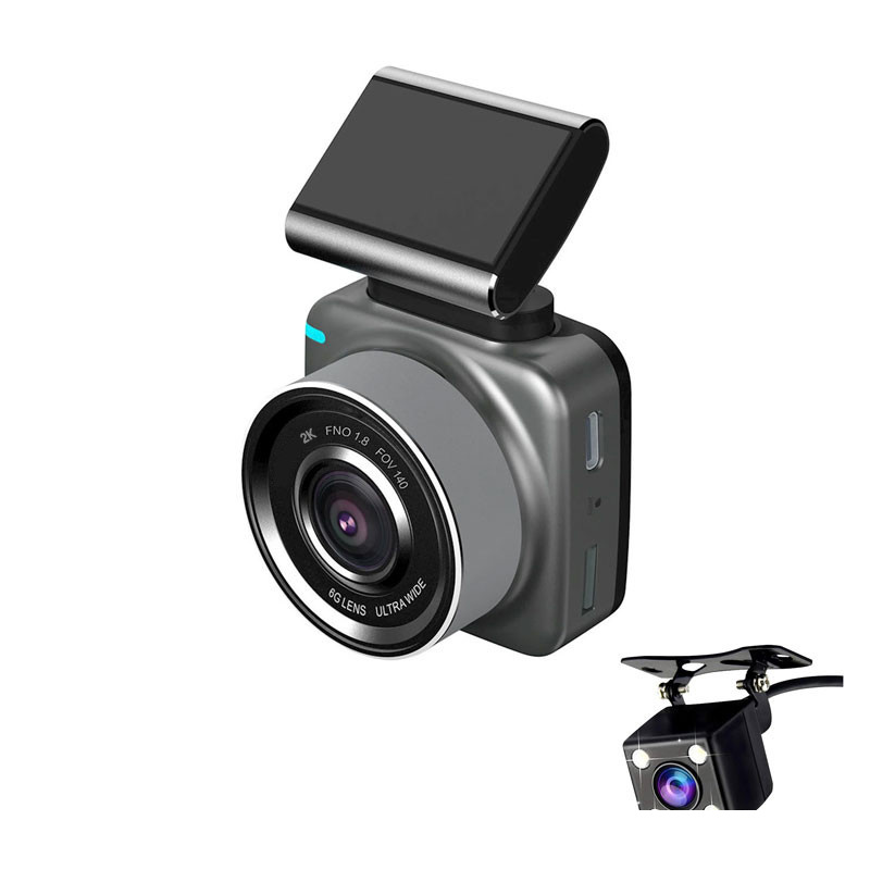 دوربین ثبت وقایع خودرو انی تک مدل Q2M-2K به همراه دوربین دنده عقب