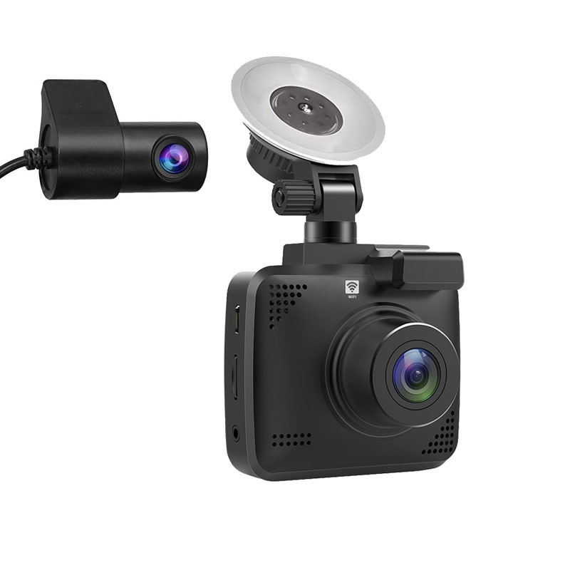 دوربین ثبت وقایع خودرو مدل JD-2K WiFi به همراه دوربین دنده عقب