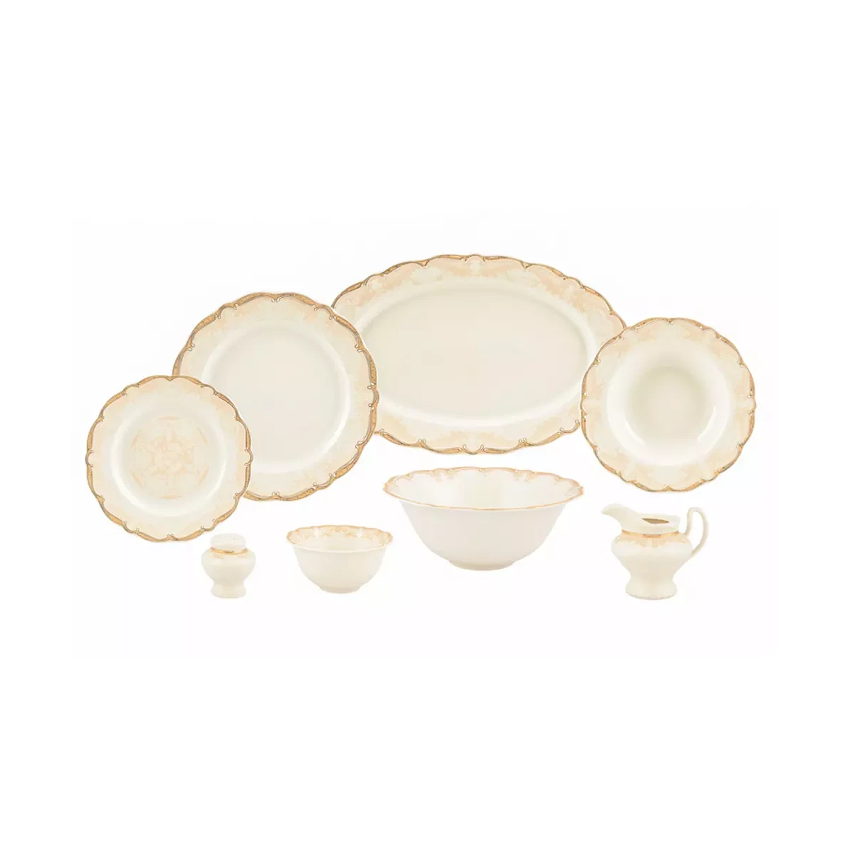 سرویس غذاخوری نیوبن 30 پارچه چینی پردیس مدل همیلتون مارتا-رز گلد سرویس غذاخوری نیوبن 30 پارچه چینی پردیس مدل همیلتون مارتا-رز گلد