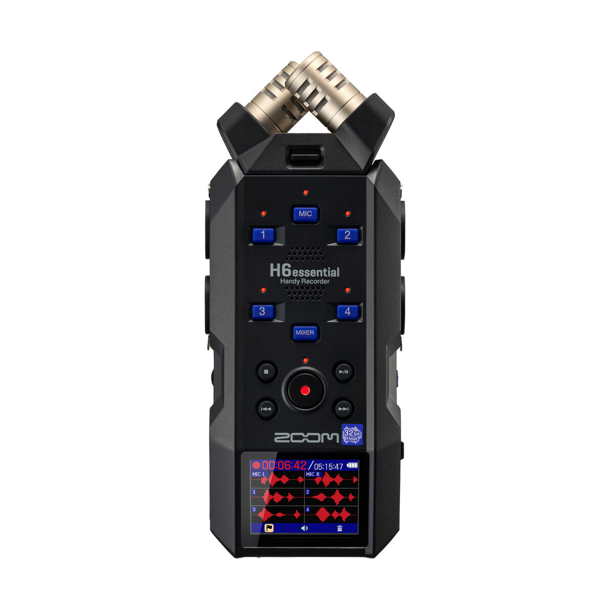 ضبط کننده صدا زوم مدل Zoom H6essential 6-Track 32-Bit Float Audio Recorder