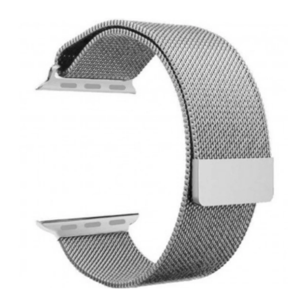 بند ساعت هوشمند اپل واچ 42/44/45/49 میلی متری مدل Magnetic-نقره‌ای