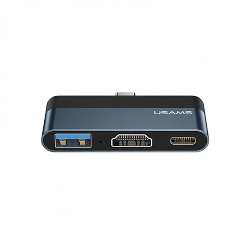 هاب USB-C یوسمز 3 پورت مدل US-SJ492 هاب USB-C یوسمز 3 پورت مدل US-SJ492