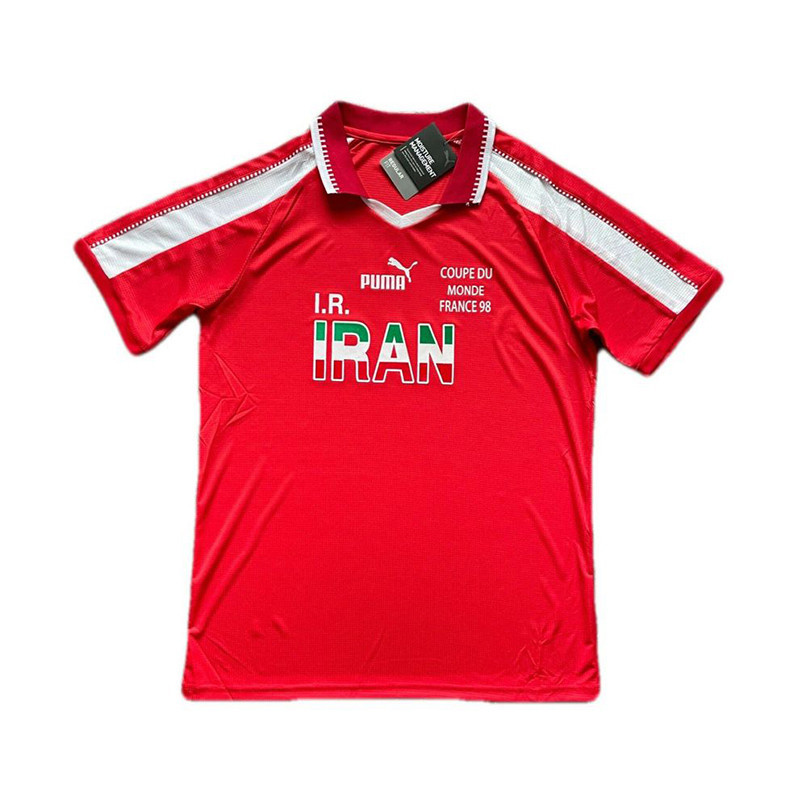 تی شرت ورزشی مردانه مدل ایران Away 1998 قرمز تی شرت ورزشی مردانه مدل ایران Away 1998 قرمز