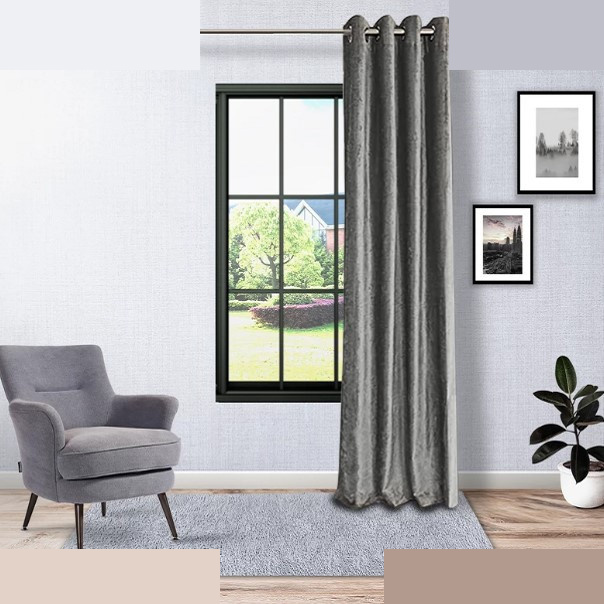 پرده نوین پرده خورشید مدل مخمل شانل کد NU351 سایز 280x140 سانتیمتر