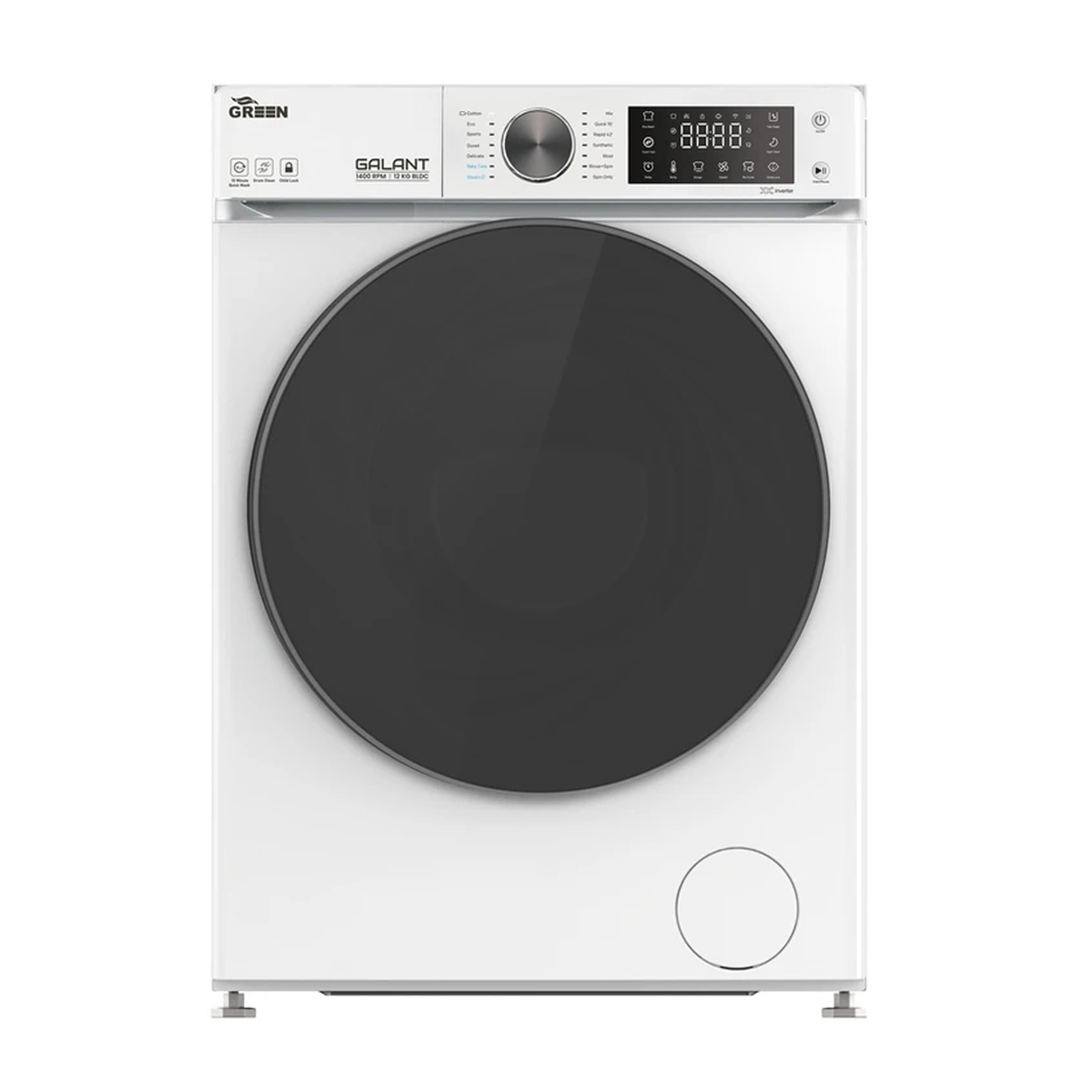 ماشین لباسشویی گرین 12 کیلویی مدل GWM120BL1400-W