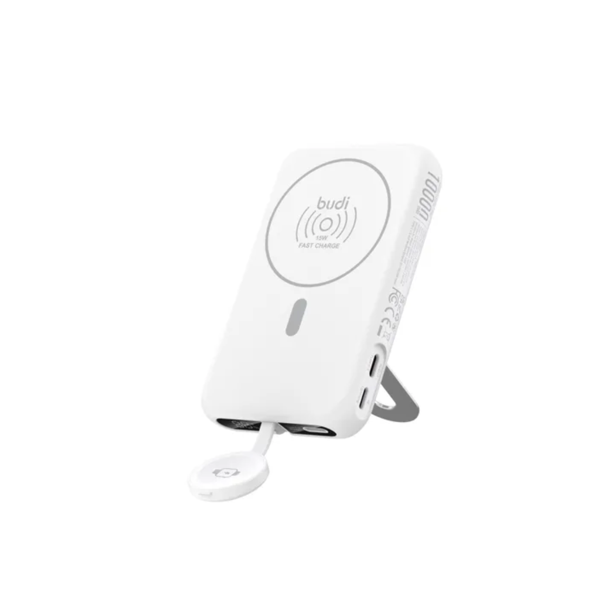 پاوربانک بودی مدل PB806W ظرفیت 10000 میلی آمپر ساعت-سفید پاوربانک بودی مدل PB806W ظرفیت 10000 میلی آمپر ساعت-سفید