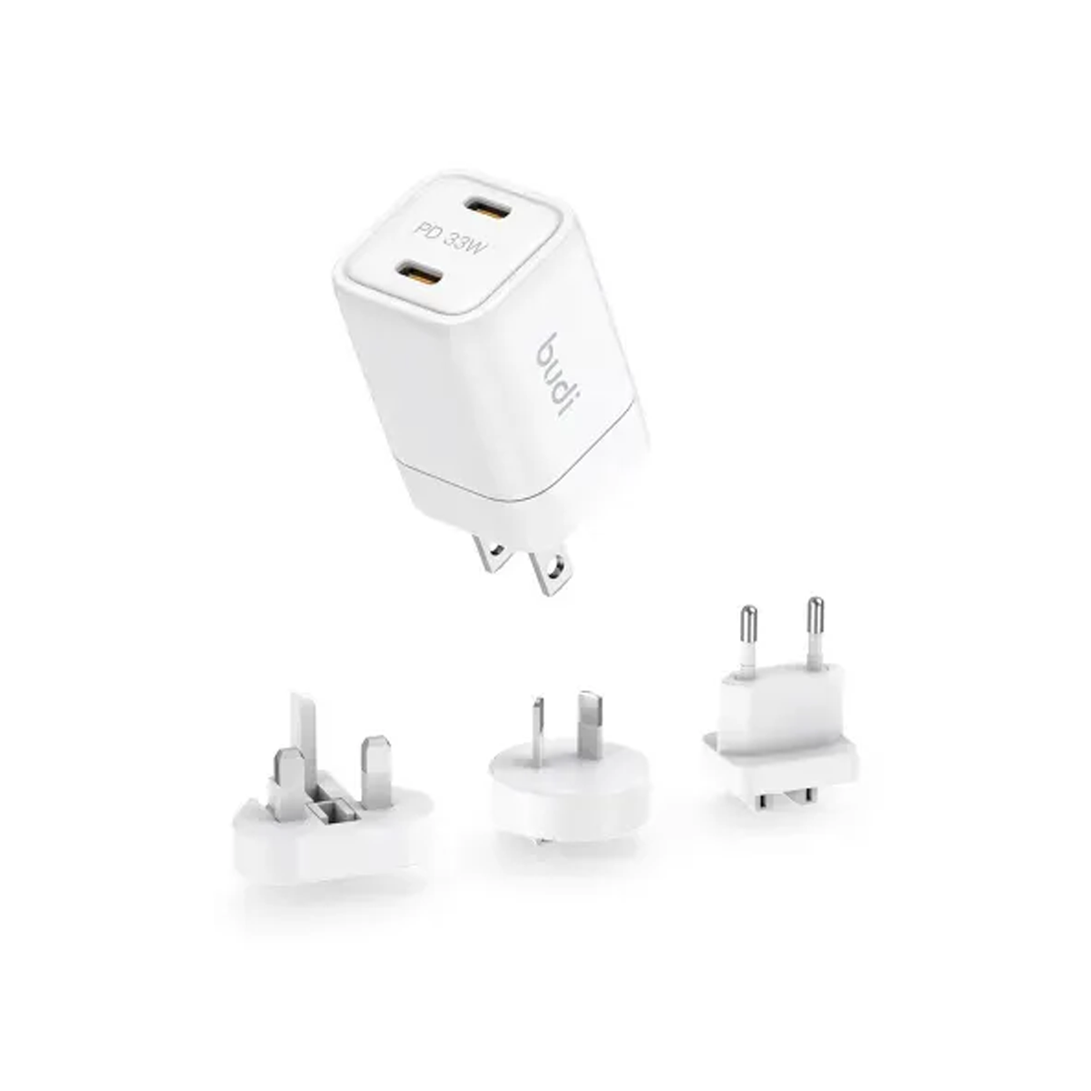 شارژر دیواری 33 وات بودی مدل AC016RSW باندل 5 عددی شارژر دیواری 33 وات بودی مدل AC016RSW باندل 5 عددی