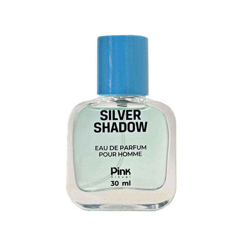 عطر جیبی مردانه پینک ویژوآل مدل silver shadow با رایحه خنک حجم 30 میلی لیتر عطر جیبی مردانه پینک ویژوآل مدل silver shadow با رایحه خنک حجم 30 میلی لیتر