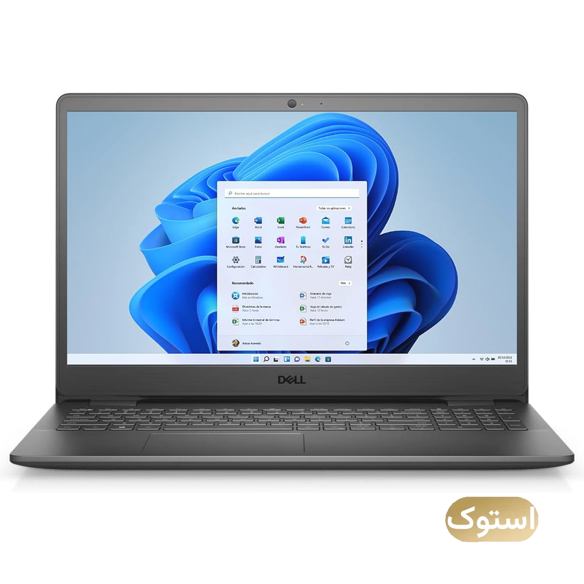 لپ تاپ استوک USED - دل 15.6 اینچی مدل inspiron 3501 i5 1035G1 8GB 256GB - مشکی