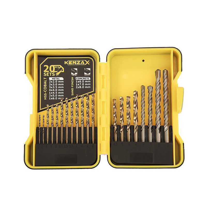 مجموعه 20 عددی مته کنزاکس مدل KDB-120 مجموعه 20 عددی مته کنزاکس مدل KDB-120