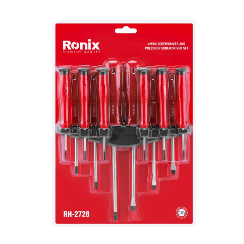 پیچ گوشتی رونیکس کد 2728 بسته 12 عددی پیچ گوشتی رونیکس کد 2728 بسته 12 عددی