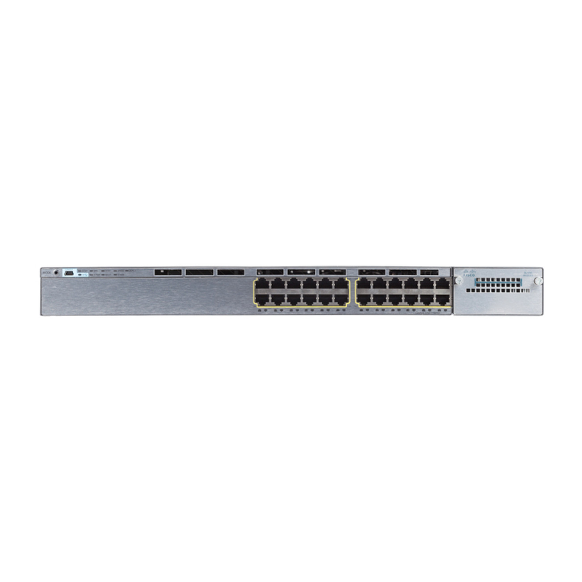 سوئیچ شبکه 24 پورت سیسکو مدل WS-C3750X-24P-S سوئیچ شبکه 24 پورت سیسکو مدل WS-C3750X-24P-S
