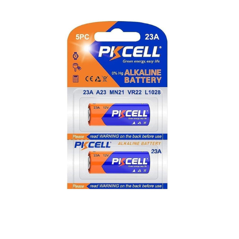 باتری 23A پیکی سل مدل Alkaline 12V 23A MN21 VR22 L1028 مجموعه 2 عددی باتری 23A پیکی سل مدل Alkaline 12V 23A MN21 VR22 L1028 مجموعه 2 عددی
