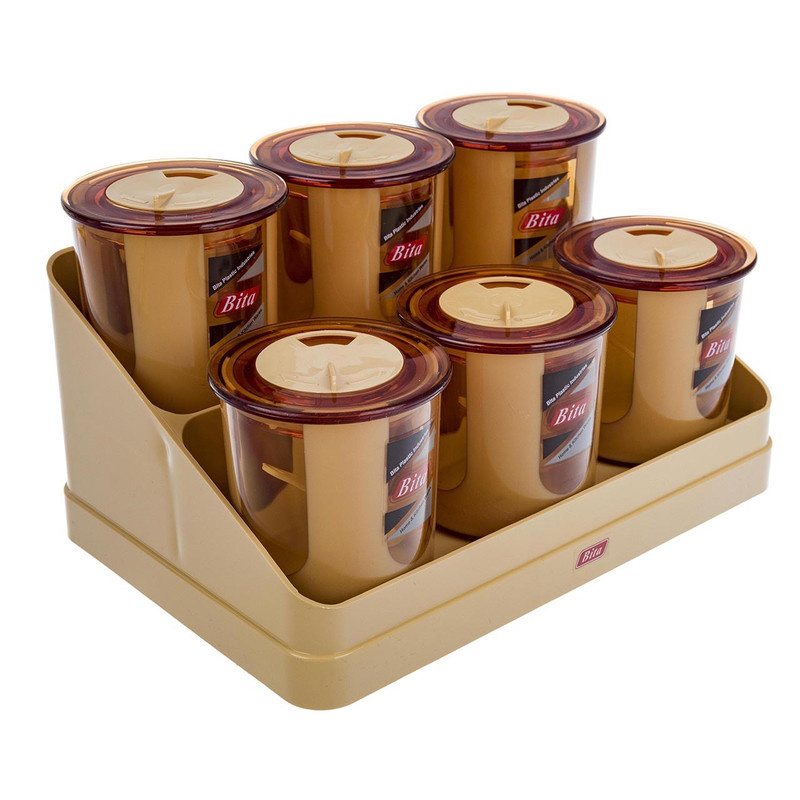 جای ادویه 7 پارچه بیتا کد 143 جای ادویه 7 پارچه بیتا کد 143