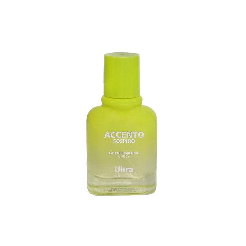 عطر جیبی اولترا ویرچوآل مدل Acccento Sospiro با رایحه خنک حجم 30 میلی لیتر عطر جیبی اولترا ویرچوآل مدل Acccento Sospiro با رایحه خنک حجم 30 میلی لیتر