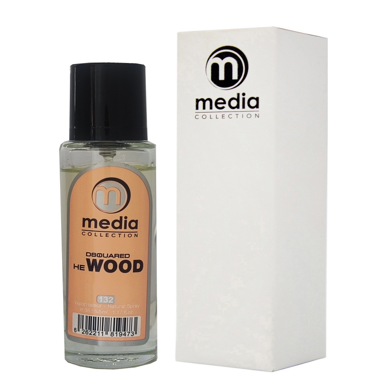 عطر جیبی مردانه مدیا مدل He Wood حجم 35 میلی لیتر عطر جیبی مردانه مدیا مدل He Wood حجم 35 میلی لیتر