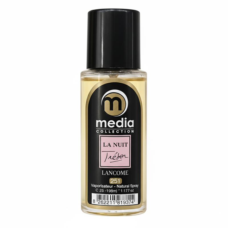 عطر جیبی زنانه مدیا مدل LA NUIT Trésor با رایحه گرم حجم 35 میلی لیتر