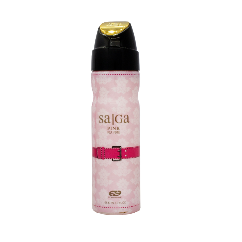 عطر جیبی زنانه عماد آرا مدل Saga Pink حجم 30 میلی لیتر عطر جیبی زنانه عماد آرا مدل Saga Pink حجم 30 میلی لیتر