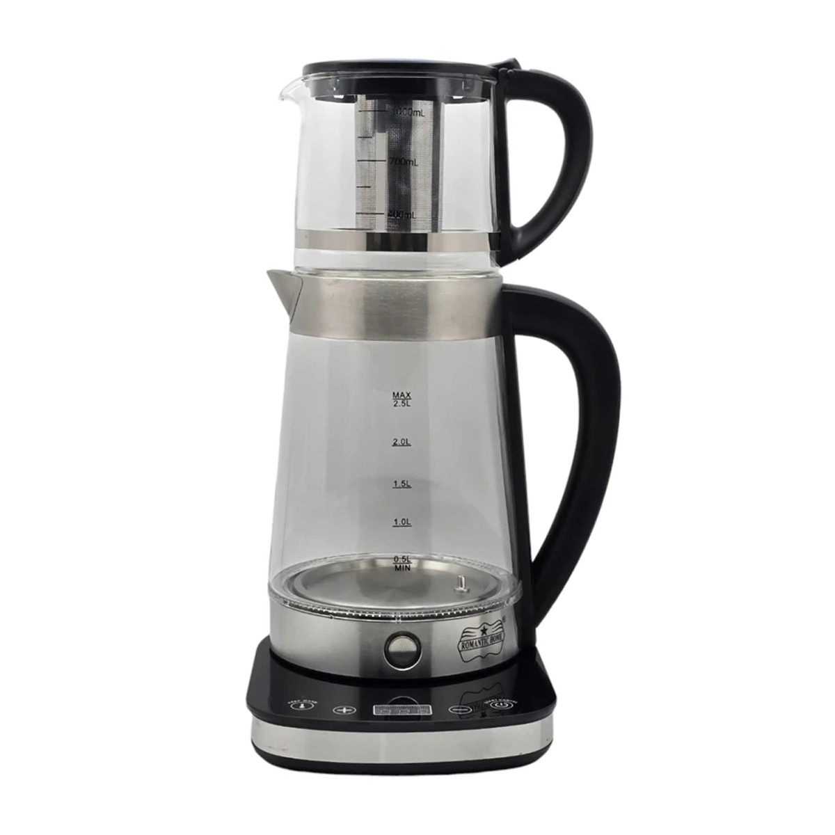چای ساز رومانتیک هوم مدل KHD-425-مشکی چای ساز رومانتیک هوم مدل KHD-425-مشکی